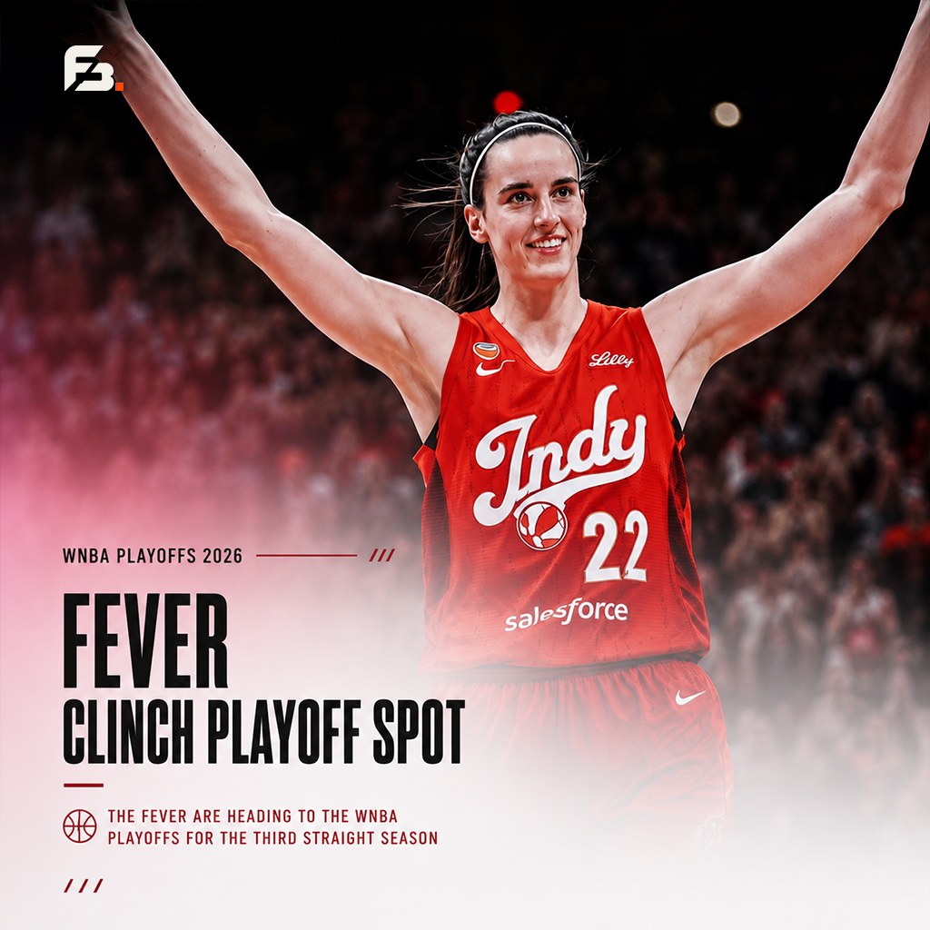 Caitlin Clark and the Fever clinch a playoff spot