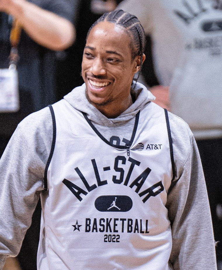 DeMar DeRozan at 2022 NBA All-Star Weekend