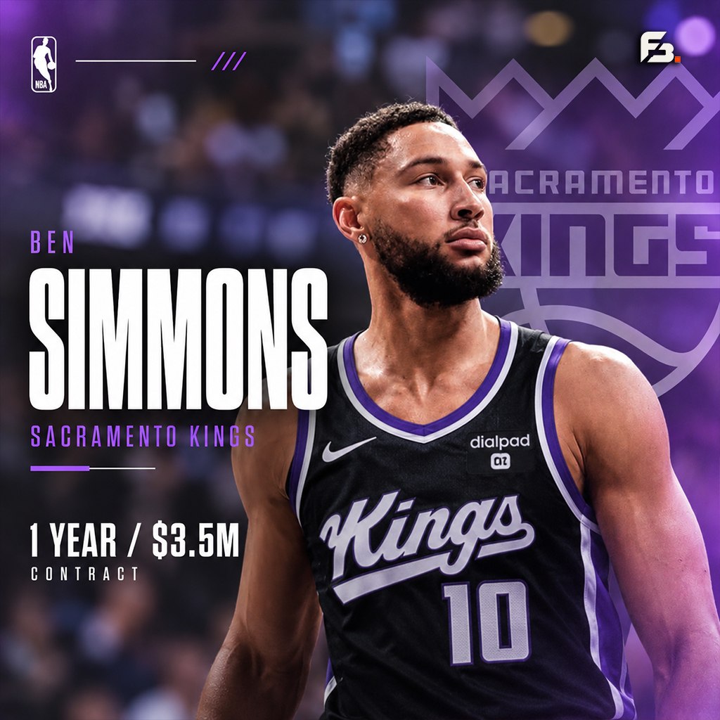 Ben Simmons signs with the Sacramento Kings